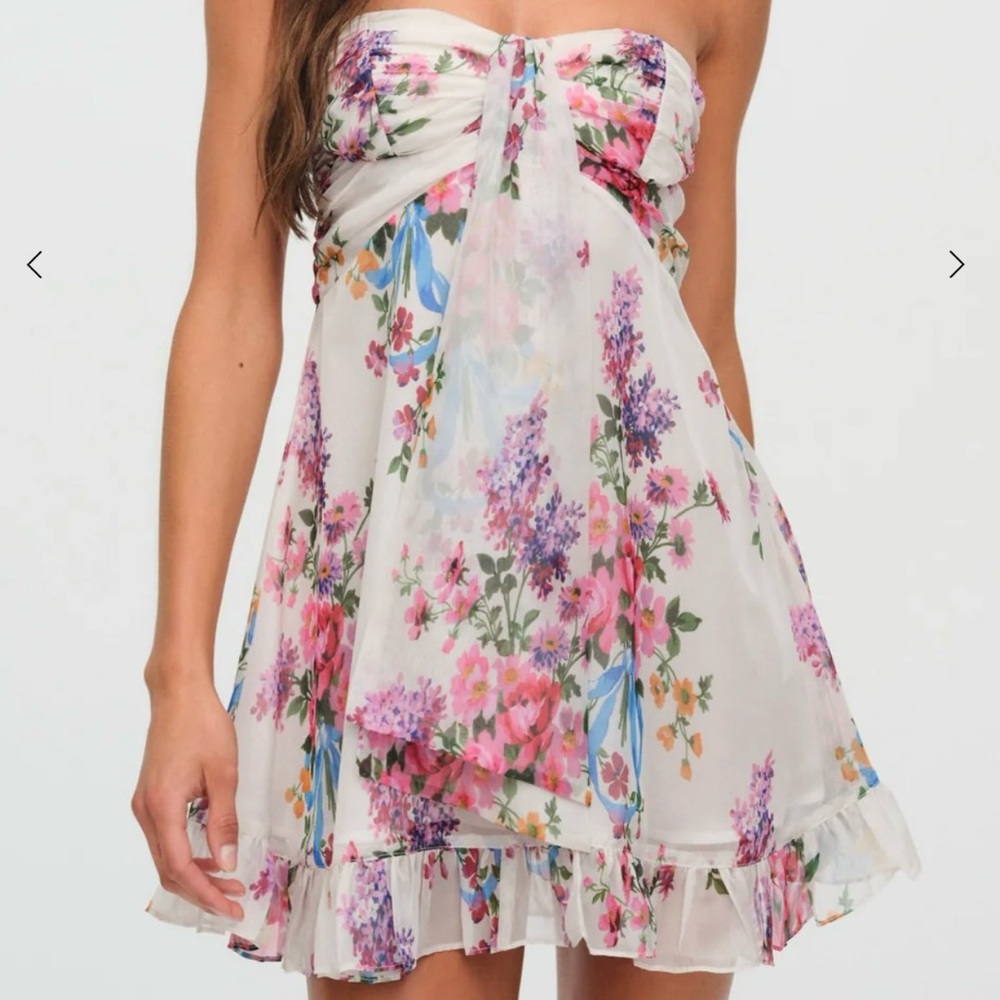 For Love and Lemons Teagan mini dress